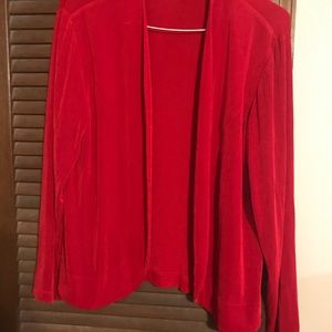Chico’s red Traveler’s jacket size 3